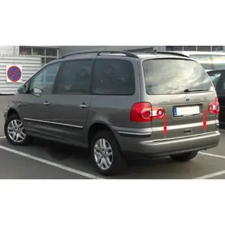 RVS kofferbakrand foto 1