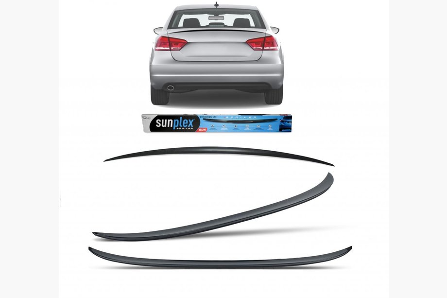 Audi A4 B9 2015–2024 Lipspoiler (Sunplex, zwart) Image