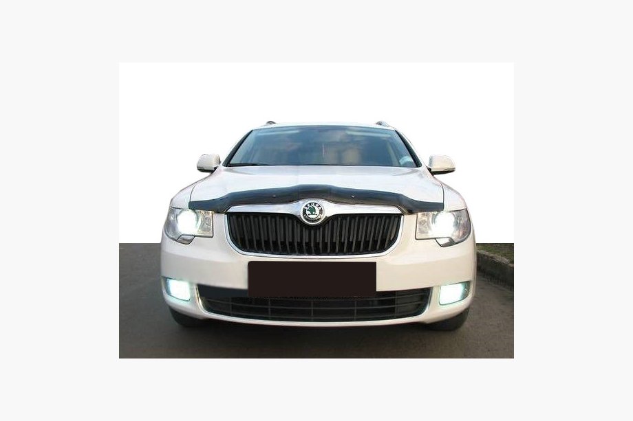 Skoda Superb 2009–2015 Korte motorkapdeflector 2009-2013 (SIM) Image