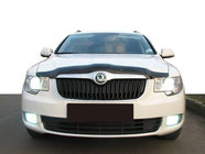 Skoda Superb 2009–2015 Korte motorkapdeflector 2009-2013 (SIM) foto 1