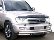 Toyota Land Cruiser 100 1998–2007 Motorkapdeflector met logo (SIM) foto 1