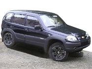 Chevrolet Niva 1998–2020 Raamwindschermen (set 4 stuks, SIM) foto 1