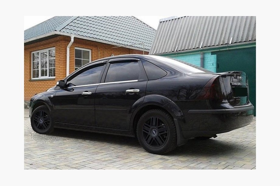 Ford Focus II 2005–2008 Raamdeflectoren SD/HB (4 stuks, SIM) Image