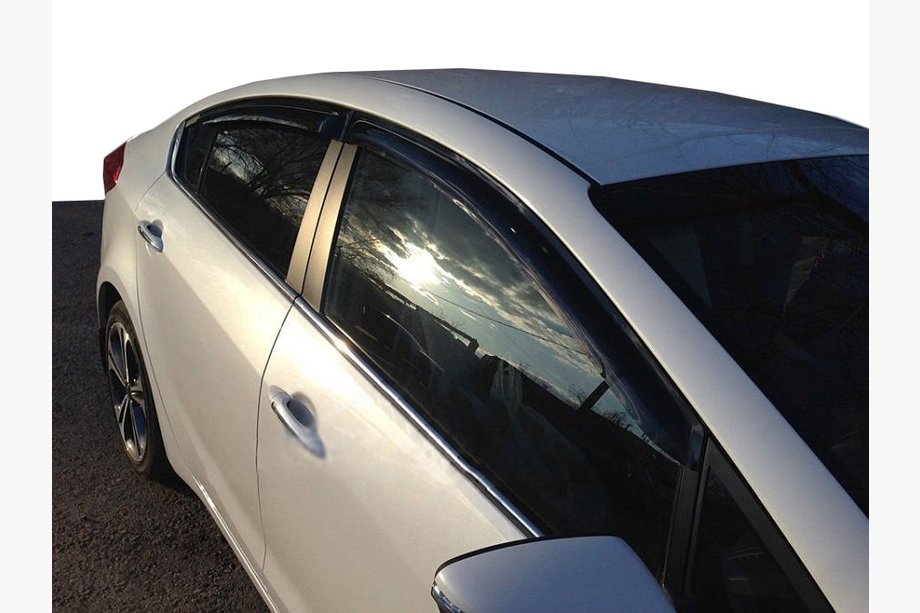 Kia Cerato 3 2013–2018 Raamwindschermen (set 4 stuks, SIM) Image