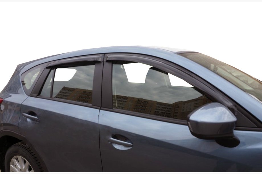 Mazda CX-5 2012–2017 Raamwindschermen (set 4 stuks, SIM) Image
