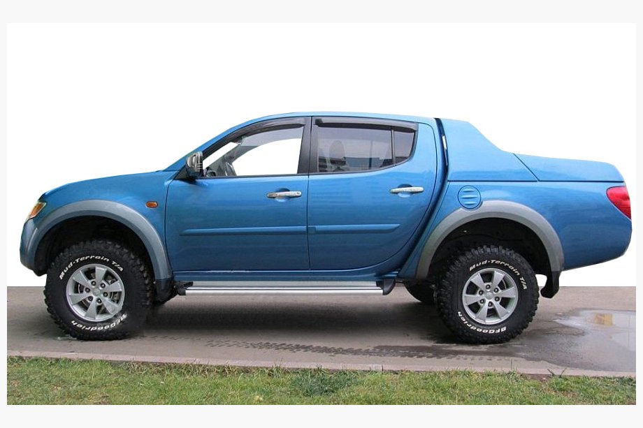 Mitsubishi L200 2006–2015 Raamwindschermen (4 stuks, SIM) Image