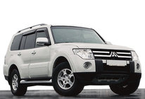 Mitsubishi Pajero Wagon III 1999–2006 Raamwindschermen (4 stuks, SIM) foto 1