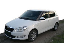 Skoda Fabia 2007–2014 Raamwindschermen HB (set van 4, SIM) foto 1