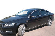 Volkswagen Passat B6 2006–2012 Raamwindschermen SD (set van 4, SIM chroom) foto 1