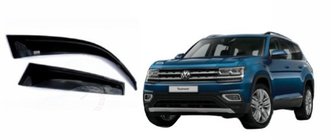 Lada Vesta 2015– Raamdeflectoren WG (4 stuks, SIM) foto 1