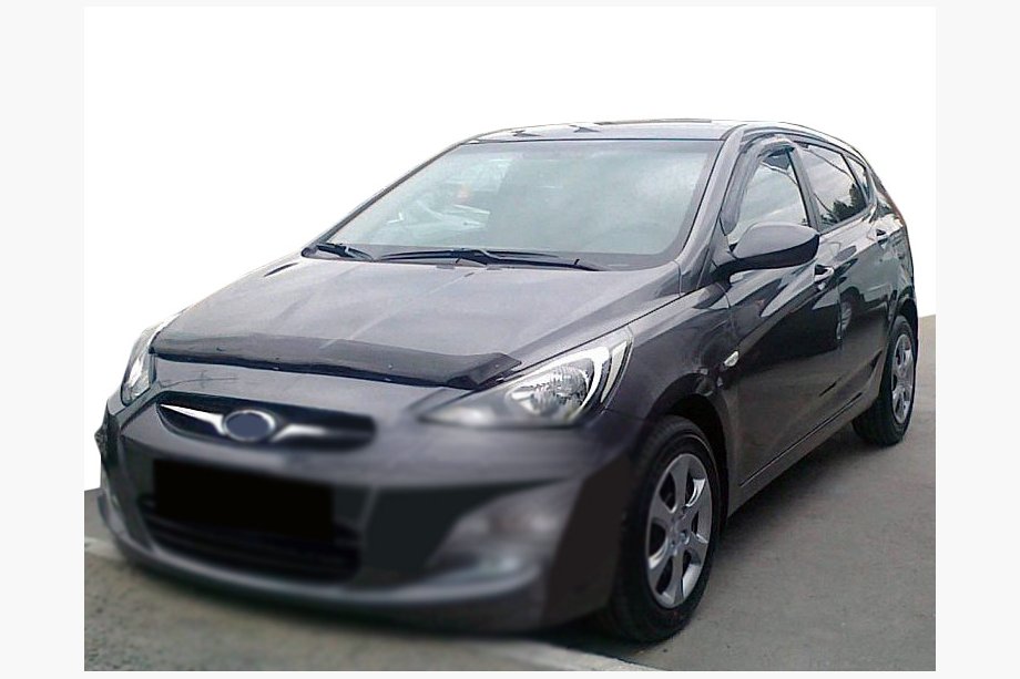Hyundai Accent 2011–2017 Motorkapdeflector 2010-2014 (SIM) Image