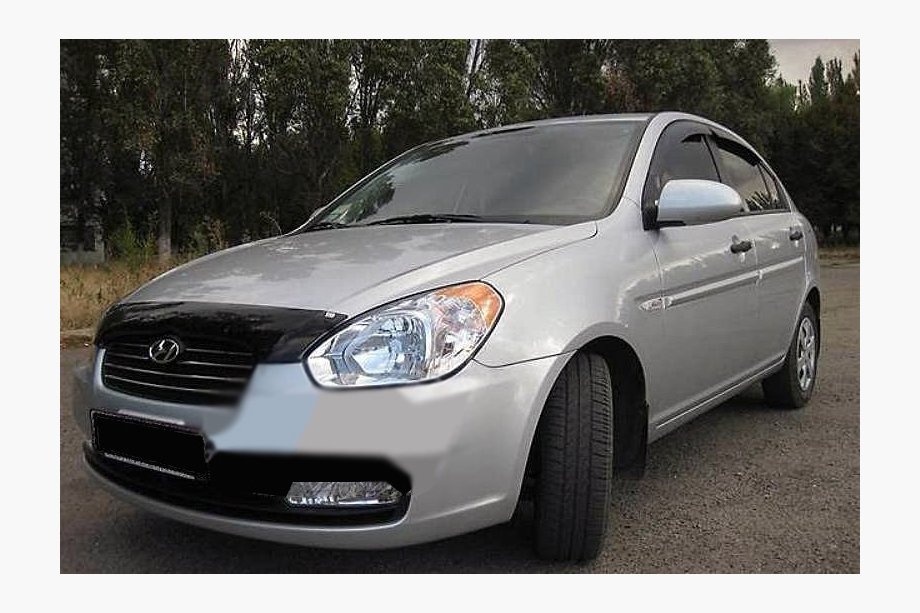 Hyundai Accent 2006–2010 Motorkapdeflector (SIM) Image