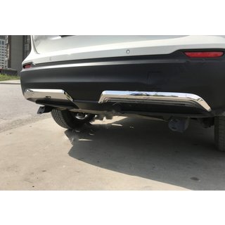 RVS beschermlijst voor de rand van de achterbumper (2017-2021) Nissan Qashqai 2014–2021 foto 1