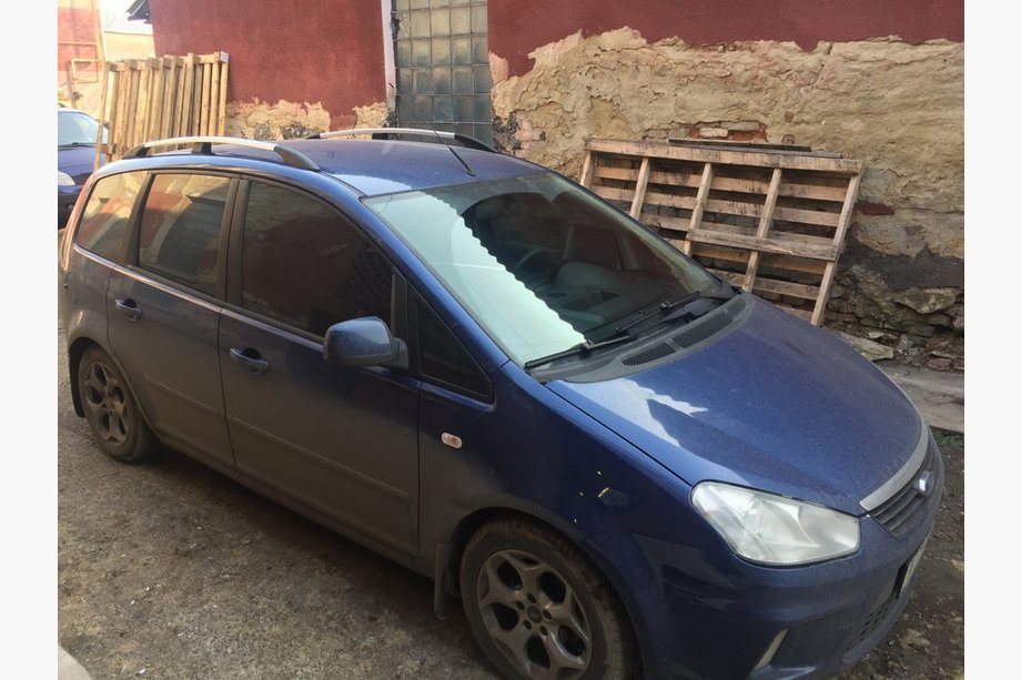 Ford C-Max 2004–2010 Chromen dakrails Metalen montagevoeten Foto 5