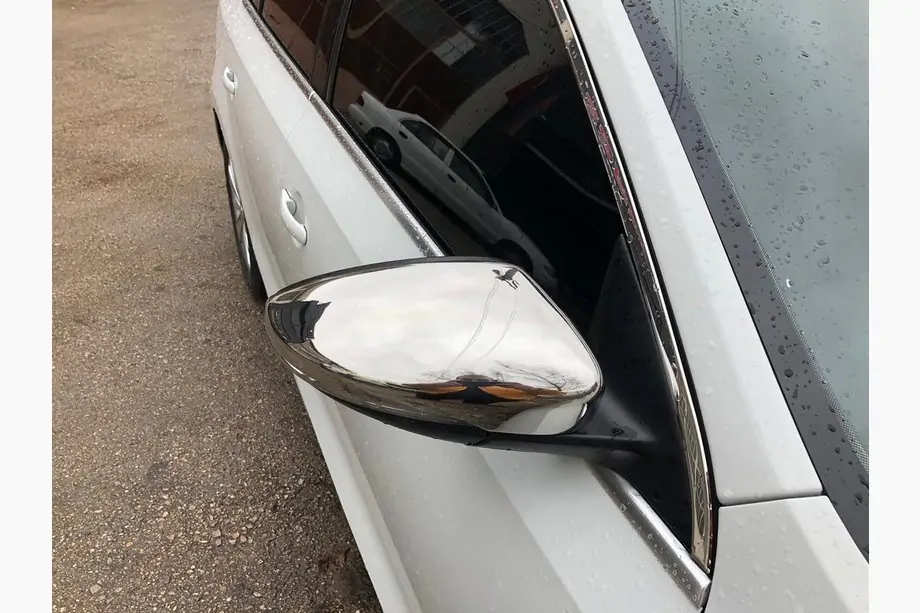 Volkswagen Passat B7 2012–2015 Spiegelkappen (set 2 st., voor EU, RVS) Image