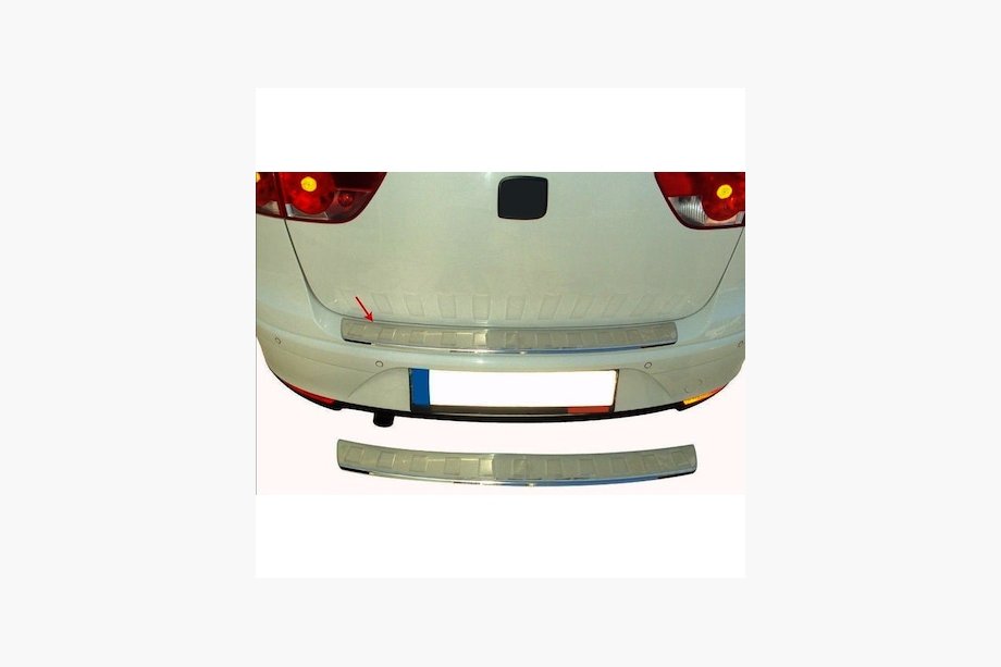 Seat Altea 2004–2015 OmsaLine achterbumperbeschermer (XL, RVS) Image