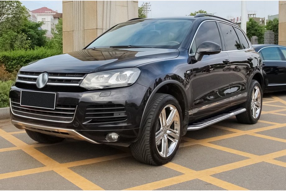 Volkswagen Touareg 2010–2018 Zijsteps OEM-look V3 (2 stuks, aluminium) Image