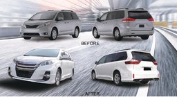 Toyota Sienna 2010–2020 GBT bodykit set foto 2