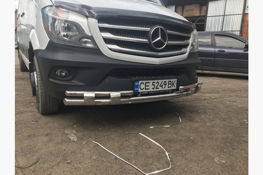 Mercedes Sprinter W906 2006–2018 Shark voorste onderbuis (RVS) Foto 4
