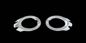 Audi A6 C6 2004–2011 Chrom sierlijsten voor mistlampen (2 stuks, kunststof) foto 1