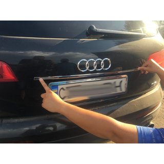Chromen sierlijst boven kenteken Carmos (RVS) Audi Q7 2005–2015 foto 1