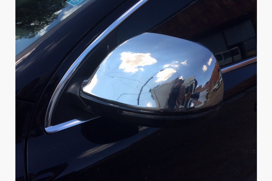 Audi Q7 2005–2015 RVS spiegelkappen (2 stuks) Carmos, roestvrij staal Image