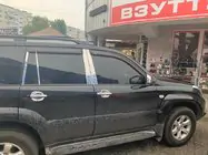 Toyota Land Cruiser Prado 120 2002–2009 Deurstijl sierlijsten (8-delig, RVS) foto 1