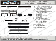 Audi A4 B5 1994–2001 Interieurtuning (Хартман) foto 1