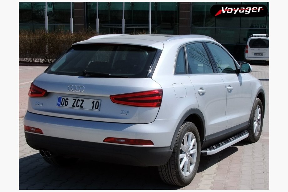 Audi Q3 2011–2019 BlackLine side steps (2 stuks, aluminium) Image