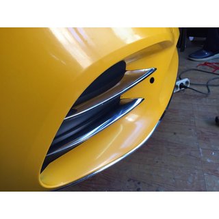 Chroom mistlampafdekkingen voor AMG (4 stuks) Mercedes C-klasse W205 2014–2021 foto 1