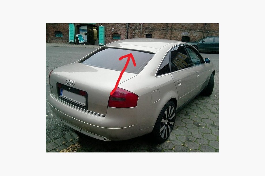Audi A6 C5 1997–2001 Uitverkoop! Achterlichtblende (glasvezel, klaar om te spuiten) Image
