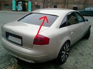 Audi A6 C5 1997–2001 Uitverkoop! Achterlichtblende (glasvezel, klaar om te spuiten) foto 1