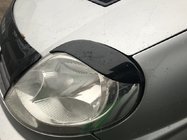 Renault Trafic 2001–2015 Koplampwimpers Fly-style Hoogglans zwart foto 1