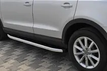 Audi Q5 2008–2017 Fullmond side steps (2 stuks, aluminium) foto 1
