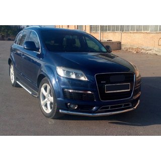 Side steps Line (2 stuks, aluminium) Audi Q7 2005–2015 foto 1