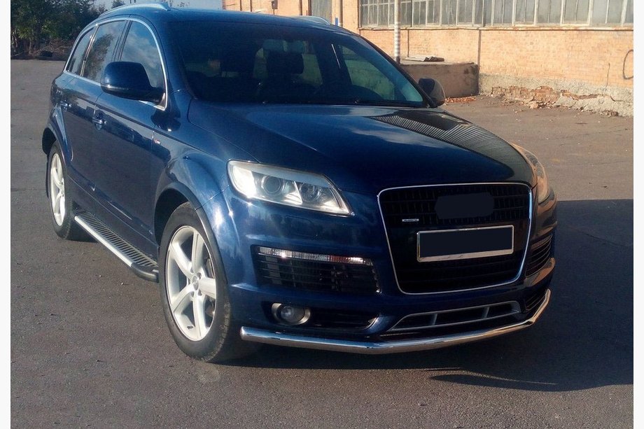 Audi Q7 2005–2015 Side steps Line (2 stuks, aluminium) Image