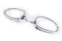 BMW 3-serie E90/E91 2005–2011 Chroom spiegelkappen 2005-2008 (2 stuks, ABS) foto 2