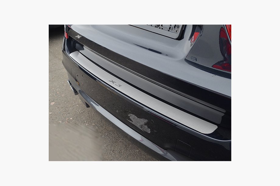 BMW X3 E83 2003–2010 RVS achterbumper beschermlijst Natanko (2006-2010) Image