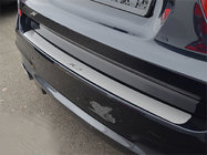 BMW X3 E83 2003–2010 RVS achterbumper beschermlijst Natanko (2006-2010) foto 1