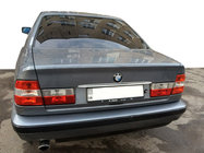 BMW 5 Serie E34 1988–1995 Chromen strip boven kenteken (RVS) foto 1