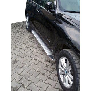 Side steps MsLine Omsa (2 st., aluminium) BMW X5 E70 2007–2013