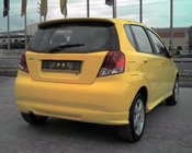 Chevrolet Aveo T200 2002–2008 Achterbumper afdekking (spuitklaar) foto 2