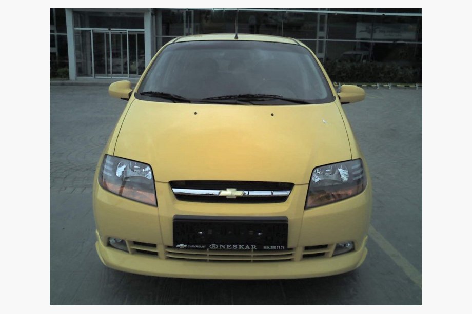 Chevrolet Aveo T200 2002–2008 Voorbumperlip (spuitklaar) Foto 1