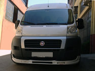 Citroen Jumper 2007–2025 Voorbumper lipspoiler 2006-2013 (smal met LED, spuitklaar) foto 1
