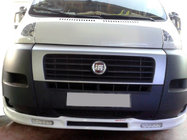 Fiat Ducato 2006–2025 Voorbumper lipspoiler 2006-2013 (smal met LED, spuitklaar) foto 1