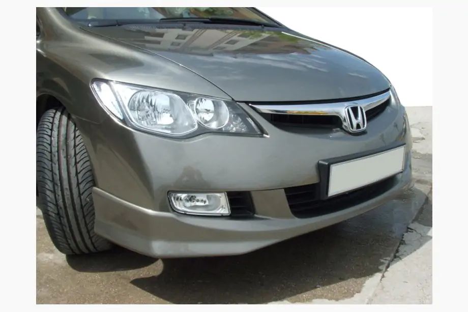 Honda Civic Sedan VIII 2006–2011 Voorbumper lipspoiler 2006-2009 (spuitklaar) Image