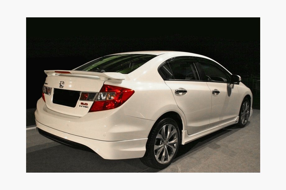 Honda Civic Sedan IX 2011–2016 Spoiler Isikli (spuitklaar) Image