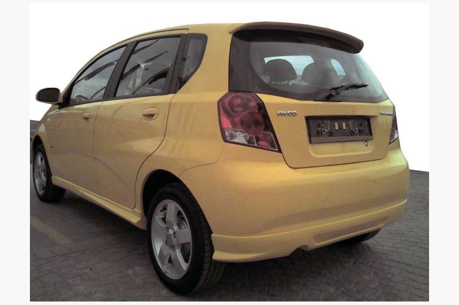 Chevrolet Aveo T200 2002–2008 Spoiler (spuitklaar) Image