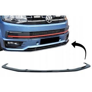 Voorbumper lip spoiler voor SportLine 2015-2018 (ABS) Volkswagen T6 2015–2024 foto 2