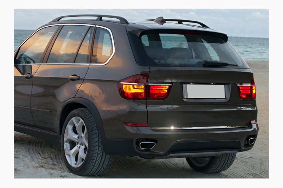 BMW X5 E70 2007–2013 Kofferbakrand (RVS) Image